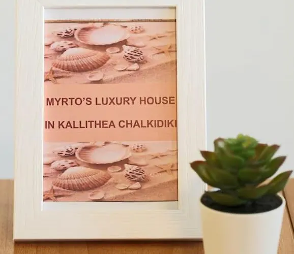 Daire Myrto's Luxury House Kallithea (Chalkidiki)